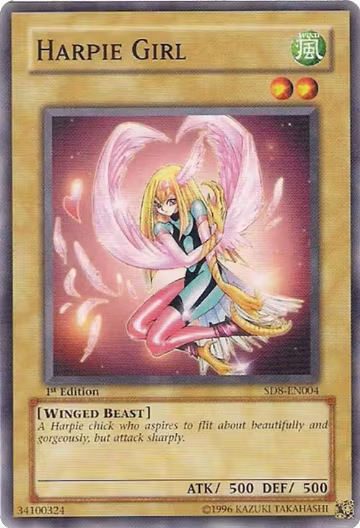Harpie Girl (SD8-EN004), Structure Deck: Lord of the Storm — Yu-Gi-Oh! card price