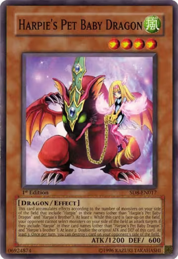 Harpie's Pet Baby Dragon (SD8-EN017), Structure Deck: Lord of the Storm — Yu-Gi-Oh! card price