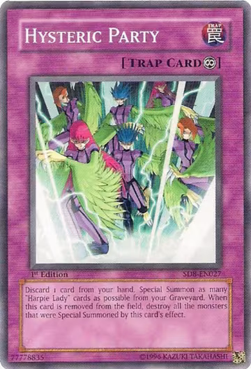 Hysteric Party (SD8-EN027), Structure Deck: Lord of the Storm — Yu-Gi-Oh! card price