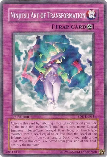 Ninjitsu Art of Transformation (SD8-EN035), Structure Deck: Lord of the Storm — Yu-Gi-Oh! card price