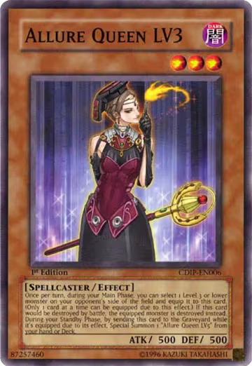 Allure Queen LV3 (CDIP-EN006), Cyberdark Impact — Yu-Gi-Oh! card price