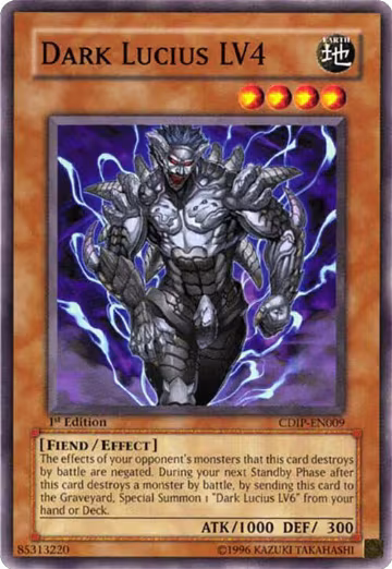 Dark Lucius LV4 (CDIP-EN009), Cyberdark Impact — Yu-Gi-Oh! card price