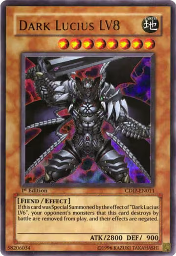 Dark Lucius LV8 (CDIP-EN011), Cyberdark Impact — Yu-Gi-Oh! card price