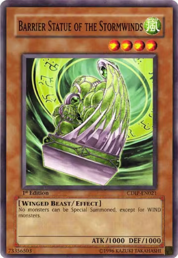 Barrier Statue of the Stormwinds (CDIP-EN021), Cyberdark Impact — Yu-Gi-Oh! card price
