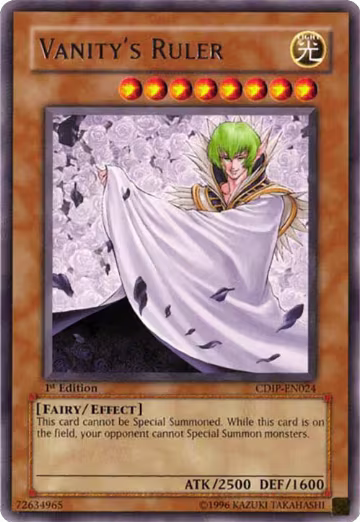 Vanity's Ruler (CDIP-EN024), Cyberdark Impact — Yu-Gi-Oh! card price