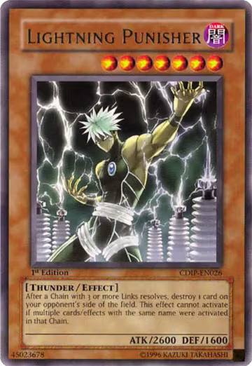 Lightning Punisher (CDIP-EN026), Cyberdark Impact — Yu-Gi-Oh! card price