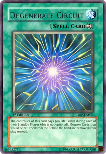 Degenerate Circuit (CDIP-EN047), Cyberdark Impact — Yu-Gi-Oh! card price