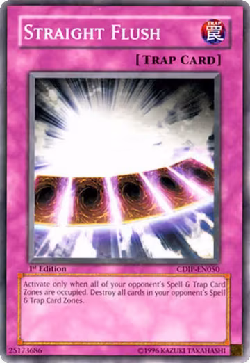 Straight Flush (CDIP-EN050), Cyberdark Impact — Yu-Gi-Oh! card price