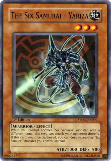 The Six Samurai - Yariza (STON-EN009), Strike of Neos — Yu-Gi-Oh! card price