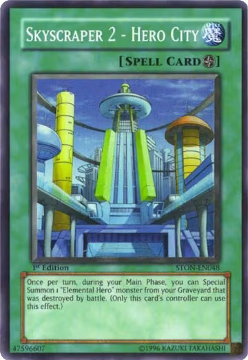 Skyscraper 2 - Hero City (STON-EN048), Strike of Neos — Yu-Gi-Oh! card price