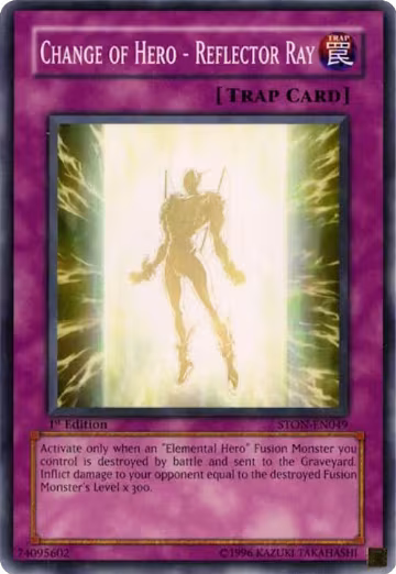 Change of Hero - Reflector Ray (STON-EN049), Strike of Neos — Yu-Gi-Oh! card price