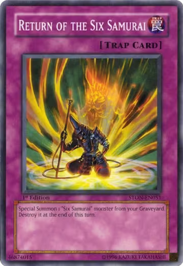 Return of the Six Samurai (STON-EN051), Strike of Neos — Yu-Gi-Oh! card price