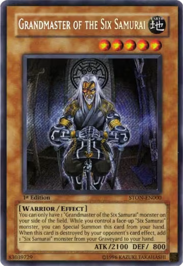 Grandmaster of the Six Samurai (STON-EN000) — card price