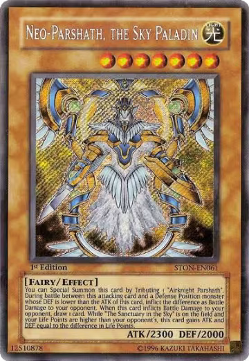 Neo-Parshath, The Sky Paladin (STON-EN061), Strike of Neos — Yu-Gi-Oh! card price