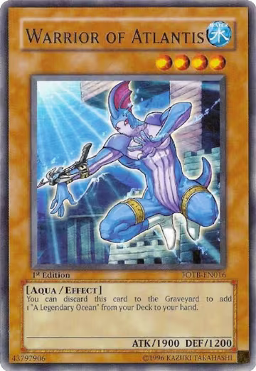 Warrior of Atlantis (FOTB-EN016), Force of the Breaker — Yu-Gi-Oh! card price