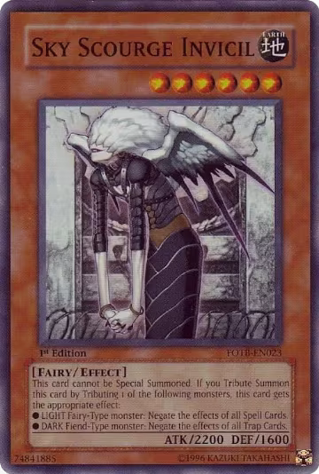 Sky Scourge Invicil (FOTB-EN023), Force of the Breaker — Yu-Gi-Oh! card price