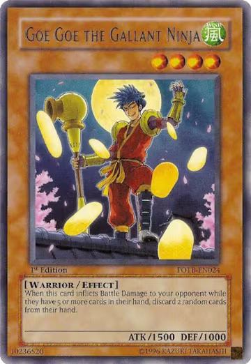 Goe Goe the Gallant Ninja (FOTB-EN024), Force of the Breaker — Yu-Gi-Oh! card price
