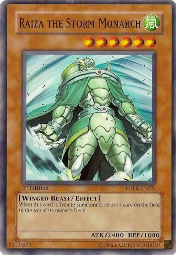 Raiza the Storm Monarch (FOTB-EN026), Force of the Breaker — Yu-Gi-Oh! card price