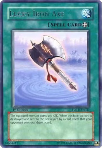 Lucky Iron Axe (FOTB-EN037), Force of the Breaker — Yu-Gi-Oh! card price