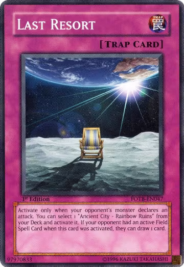 Last Resort (FOTB-EN047), Force of the Breaker — Yu-Gi-Oh! card price