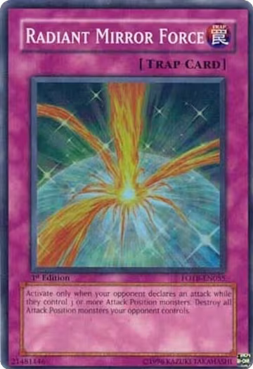 Radiant Mirror Force (FOTB-EN055), Force of the Breaker — Yu-Gi-Oh! card price