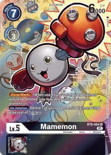 Mamemon (Alternate Art) (BT6-064 SR), Double Diamond — Digimon card price