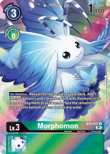 Morphomon (Alternate Art) (BT6-047 R), Double Diamond — Digimon card price
