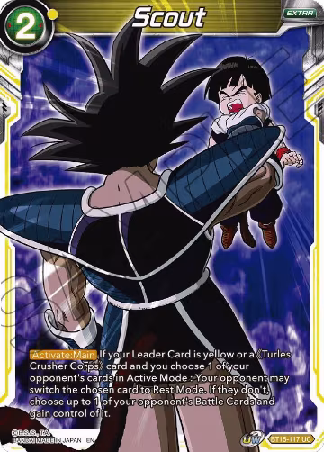 Scout (BT15-117), Saiyan Showdown — DB Super card price