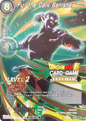 Fu, the Dark Banisher (Level 2) (EX06-35), Judge Promotion Cards — DB Super card price