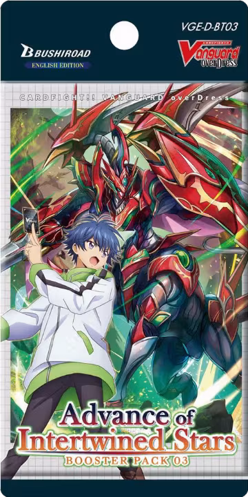 Advance of Intertwined Stars Booster Pack, D-BT03: Advance of Intertwined Stars — Vanguard sealed product price