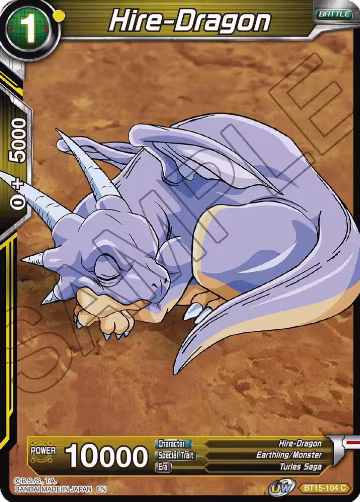 Hire-Dragon (BT15-104), Saiyan Showdown — DB Super card price