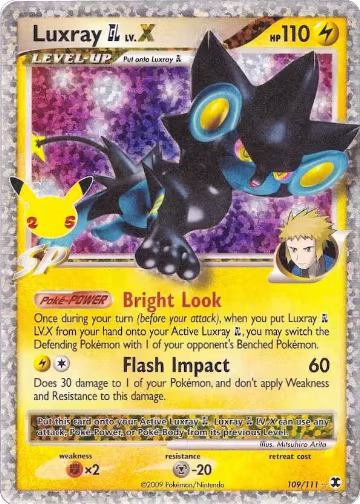 Luxray GL LV.X (109/111), Celebrations: Classic Collection — Pokémon card price