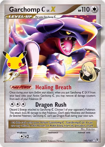 Garchomp C LV.X (145/147), Celebrations: Classic Collection — Pokémon card price