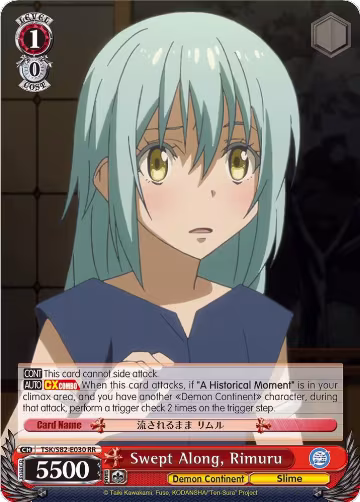 Swept Along, Rimuru (TSK/S82-E030 RR), That Time I Got Reincarnated as a Slime Vol.2 — Weiß Schwarz card price