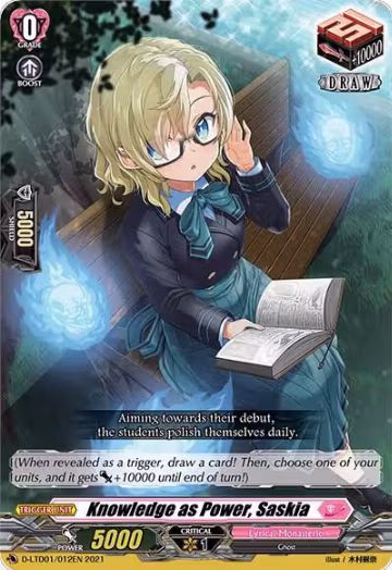 Knowledge as Power, Saskia (D-LTD01/012EN), D-LTD01: Ahoy! Lyrical Monasterio! — Vanguard card price