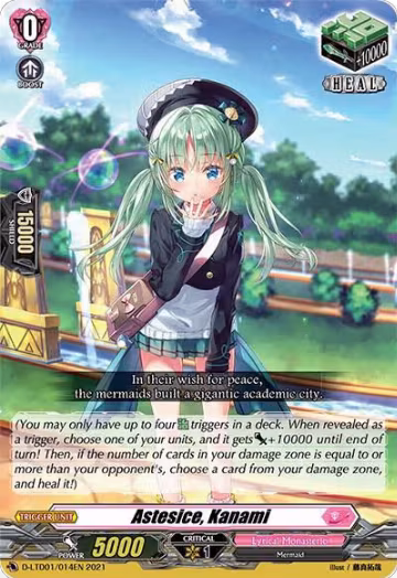 Astesice, Kanami (D-LTD01/014EN), D-LTD01: Ahoy! Lyrical Monasterio! — Vanguard card price