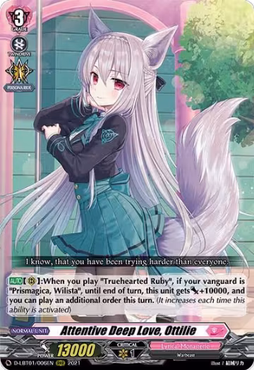 Attentive Deep Love, Ottilie (D-LBT01/006EN), D-LBT01: Lyrical Melody — Vanguard card price