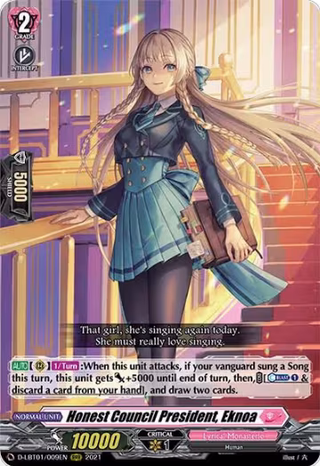 Honest Council President, Eknoa (D-LBT01/009EN), D-LBT01: Lyrical Melody — Vanguard card price