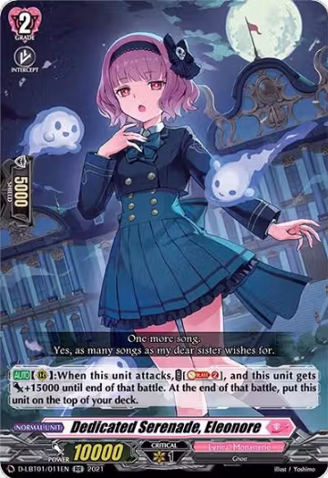 Dedicated Serenade, Eleonore (D-LBT01/011EN), D-LBT01: Lyrical Melody — Vanguard card price