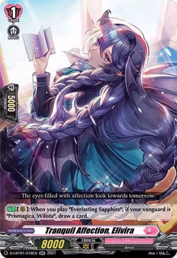 Tranquil Affection, Elivira (D-LBT01/018EN), D-LBT01: Lyrical Melody — Vanguard card price