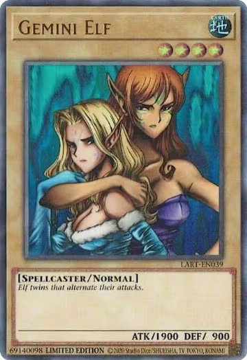 Gemini Elf (LART-EN039), The Lost Art Promotion — Yu-Gi-Oh! card price