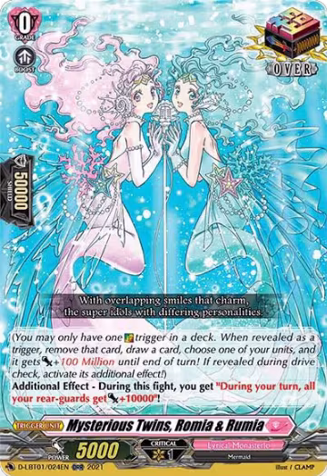 Mysterious Twins, Romia & Rumia (D-LBT01/024EN), D-LBT01: Lyrical Melody — Vanguard card price