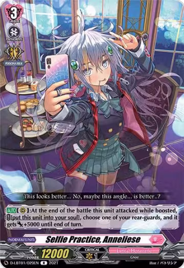 Selfie Practice, Anneliese (D-LBT01/029EN), D-LBT01: Lyrical Melody — Vanguard card price