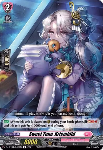 Sweet Tone, Kriemhild (D-LBT01/042EN), D-LBT01: Lyrical Melody — Vanguard card price