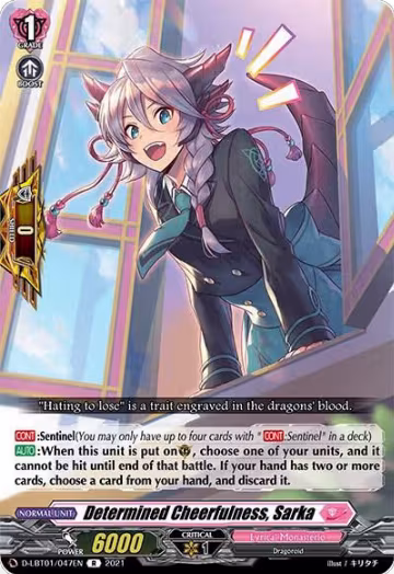 Determined Cheerfulness, Sarka (D-LBT01/047EN), D-LBT01: Lyrical Melody — Vanguard card price