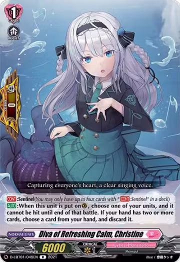 Diva of Refreshing Calm, Christine (D-LBT01/049EN), D-LBT01: Lyrical Melody — Vanguard card price
