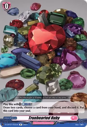 Truehearted Ruby (D-LBT01/055EN), D-LBT01: Lyrical Melody — Vanguard card price