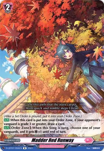Madder Red Runway (D-LBT01/056EN), D-LBT01: Lyrical Melody — Vanguard card price