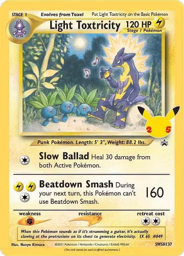 Light Toxtricity - SWSH137 (SWSH137), Sword & Shield Promo Cards — Pokémon card price