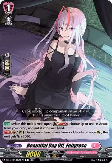 Beautiful Day Off, Feltyrosa (D-LBT01/079EN), D-LBT01: Lyrical Melody — Vanguard card price